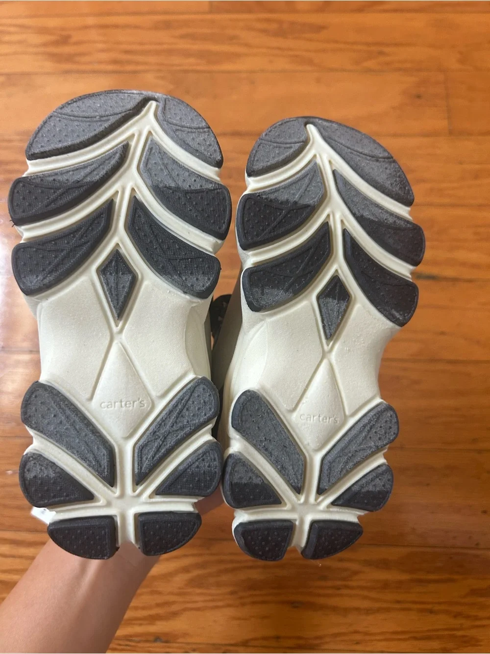 NWT Carter's Kids Gray & Blue Toddler Sneakers size 10